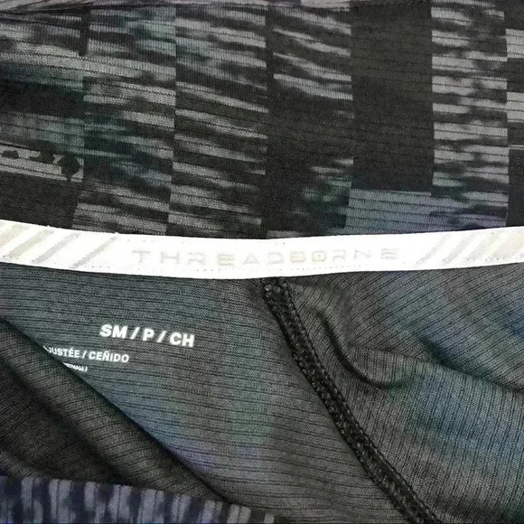 Under Armour Threadborne Run Fitted Half Zip Top Gray Black Color Block - Picture 6 of 7